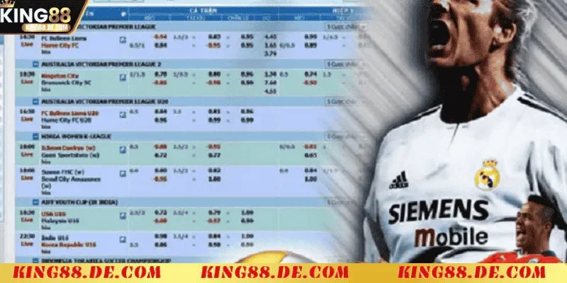 Soi Kèo Chính Xác Bắt Tỉ Số Ăn Bao Nhiêu Hôm Nay King88 Các loại tỷ lệ cược phổ biến